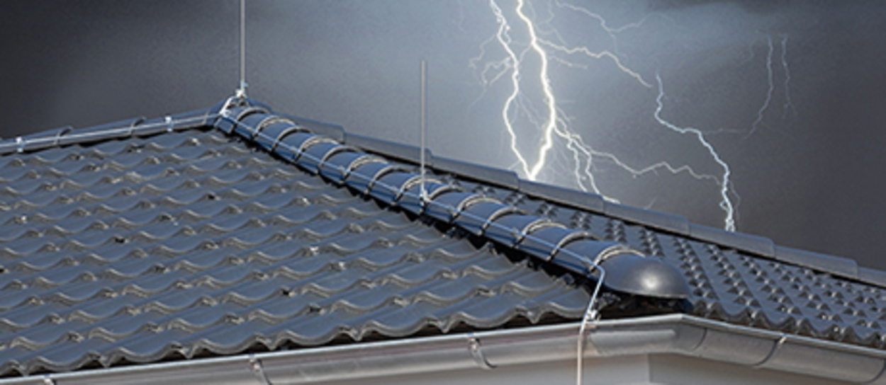 Äußerer Blitzschutz bei Martin Meyer Elektro in Uettingen