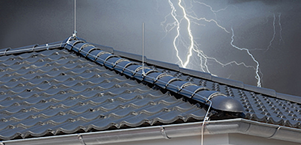 Äußerer Blitzschutz bei Martin Meyer Elektro in Uettingen
